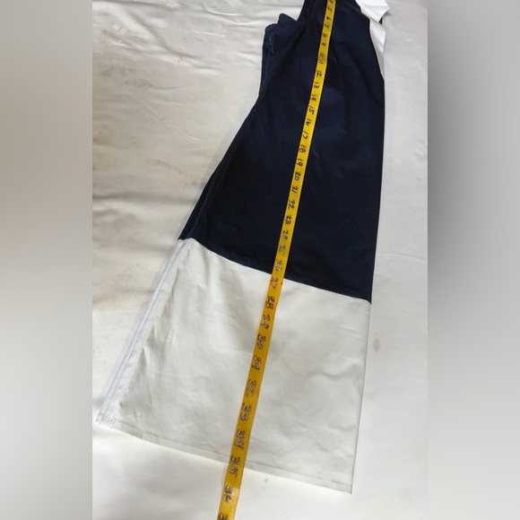 SAIL TO SABLE  Navy and White sleeveless color block Mini Dress size M - Picture 15 of 15